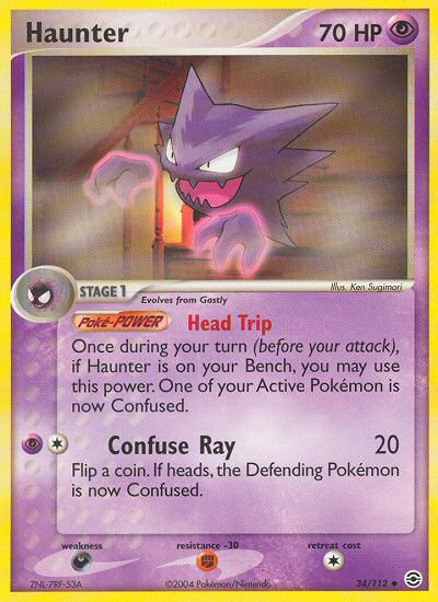 Haunter (34/112) [EX: FireRed & LeafGreen] | Gear Gaming Fayetteville