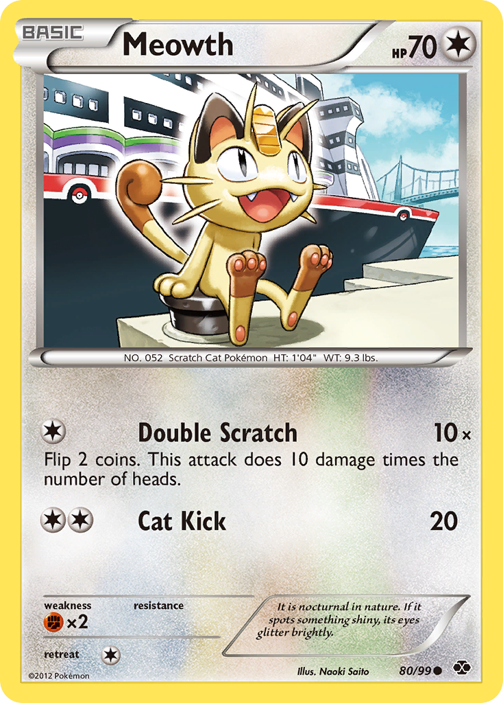 Meowth (80/99) [Black & White: Next Destinies] | Gear Gaming Fayetteville