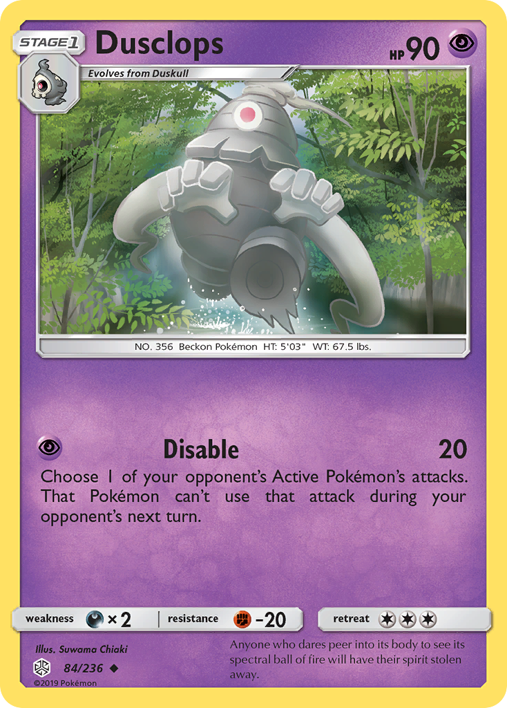 Dusclops (84/236) [Sun & Moon: Cosmic Eclipse] | Gear Gaming Fayetteville