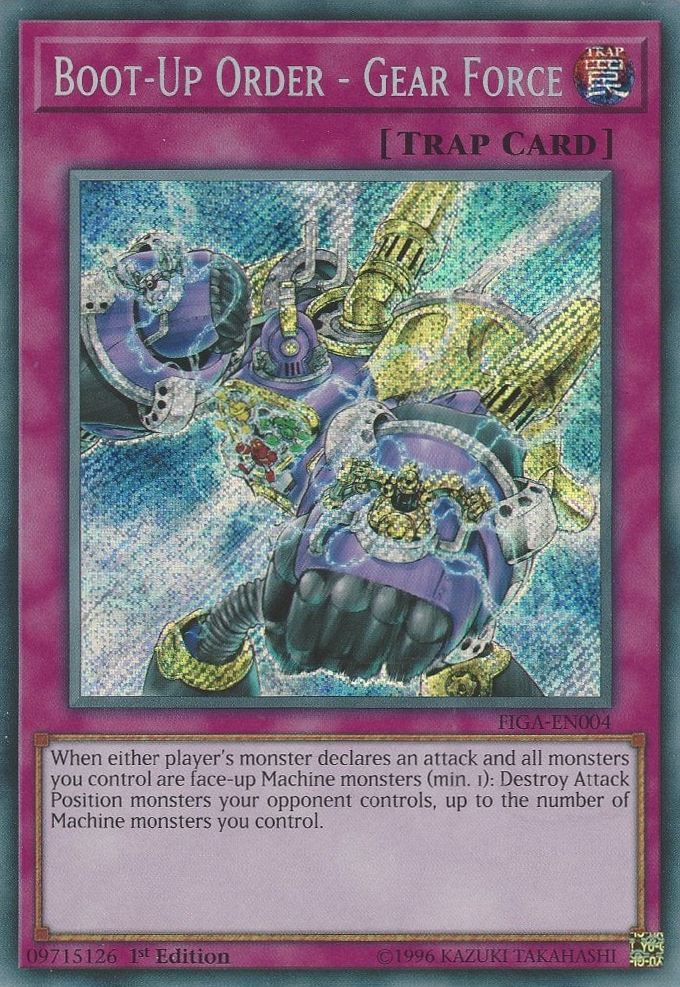 Boot-Up Order - Gear Force [FIGA-EN004] Secret Rare | Gear Gaming Fayetteville