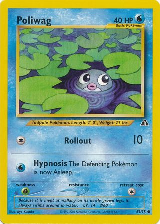 Poliwag (62/75) [Neo Discovery Unlimited] | Gear Gaming Fayetteville