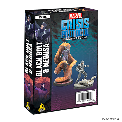 Marvel Crisis Protocol: Black Bolt and Medusa | Gear Gaming Fayetteville