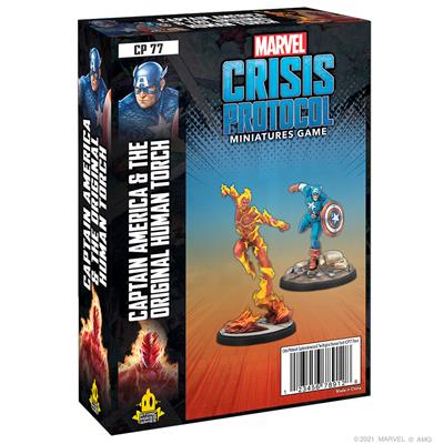 Marvel: Crisis Protocol - Captain America & The Original Human Torch | Gear Gaming Fayetteville