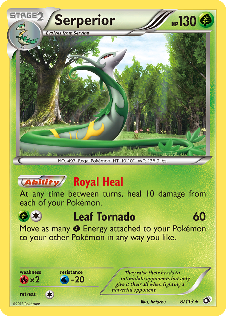 Serperior (8/113) [Black & White: Legendary Treasures] | Gear Gaming Fayetteville