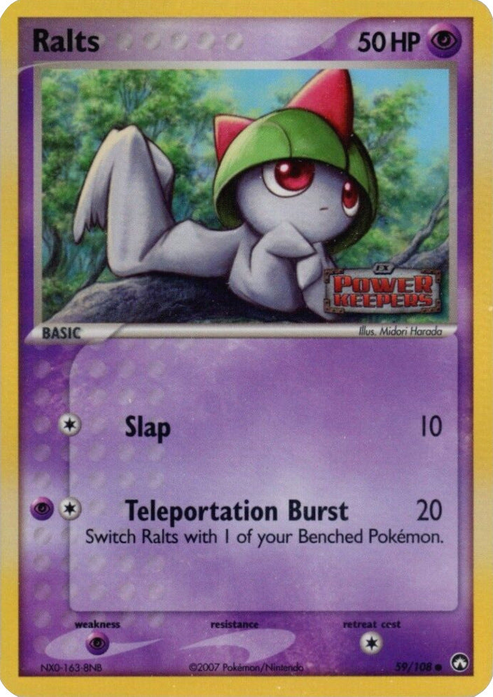 Ralts (59/108) (Stamped) [EX: Power Keepers] | Gear Gaming Fayetteville