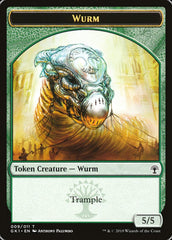 Wurm // Saproling Double-Sided Token [Guilds of Ravnica Guild Kit Tokens] | Gear Gaming Fayetteville