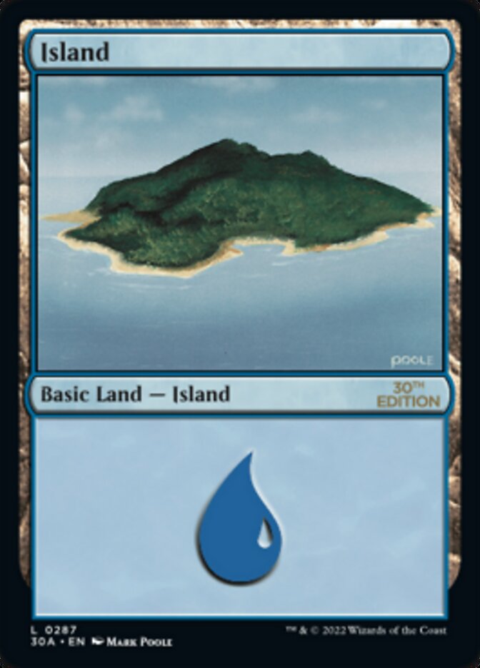 Island (287) [30th Anniversary Edition] | Gear Gaming Fayetteville