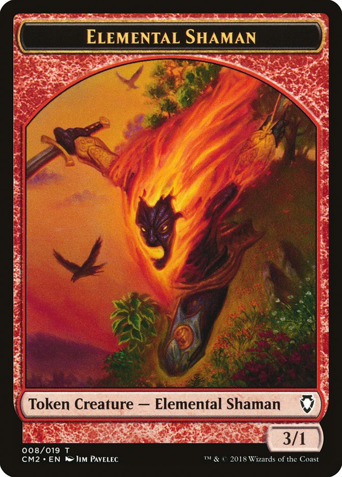 Elemental Shaman Token [Commander Anthology Volume II Tokens] | Gear Gaming Fayetteville