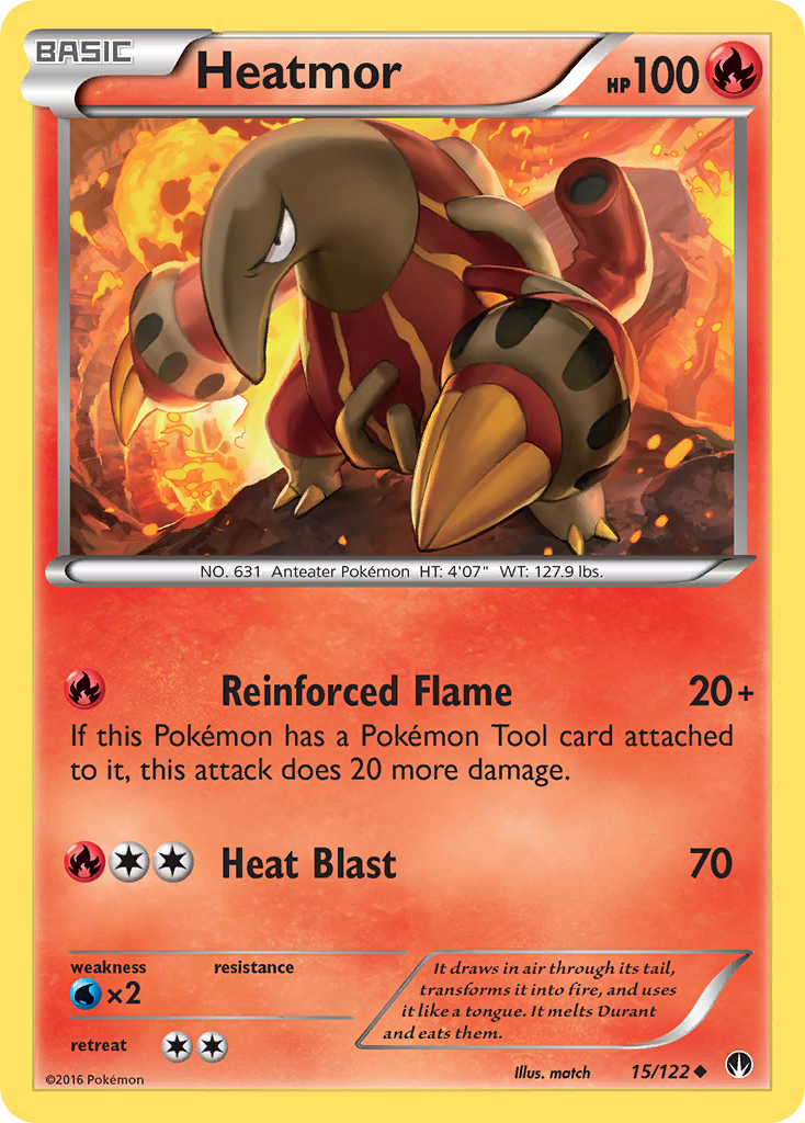 Heatmor (15/122) [XY: BREAKpoint] | Gear Gaming Fayetteville