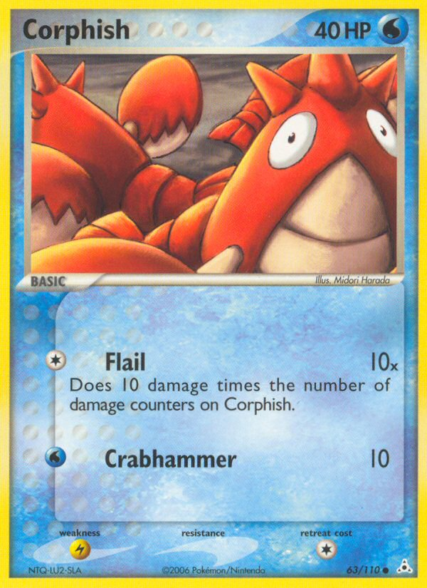 Corphish (63/110) [EX: Holon Phantoms] | Gear Gaming Fayetteville