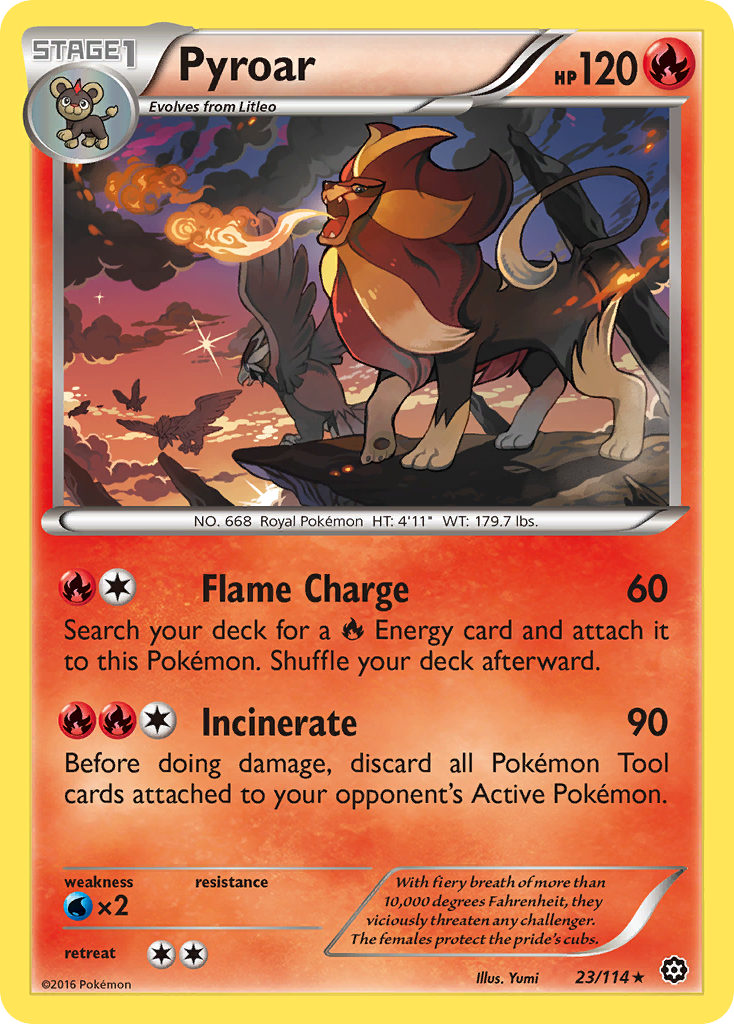 Pyroar (23/114) [XY: Steam Siege] | Gear Gaming Fayetteville