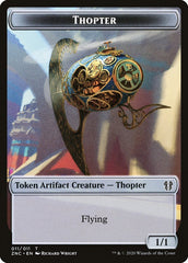 Faerie Rogue // Thopter Double-Sided Token [Zendikar Rising Commander Tokens] | Gear Gaming Fayetteville