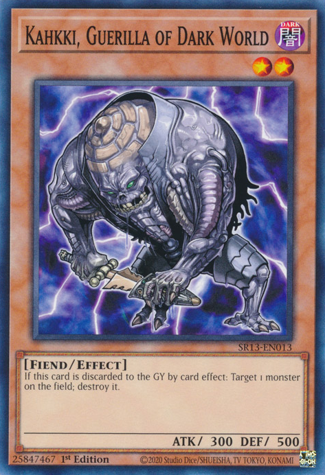 Kahkki, Guerilla of Dark World [SR13-EN013] Common | Gear Gaming Fayetteville