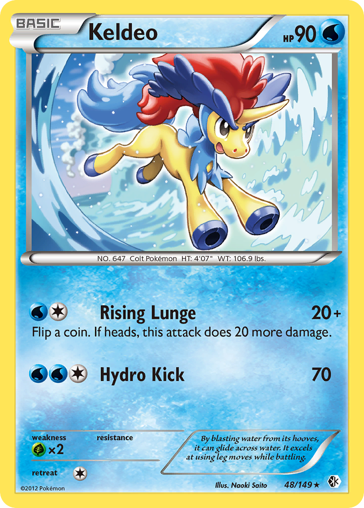 Keldeo (48/149) [Black & White: Boundaries Crossed] | Gear Gaming Fayetteville