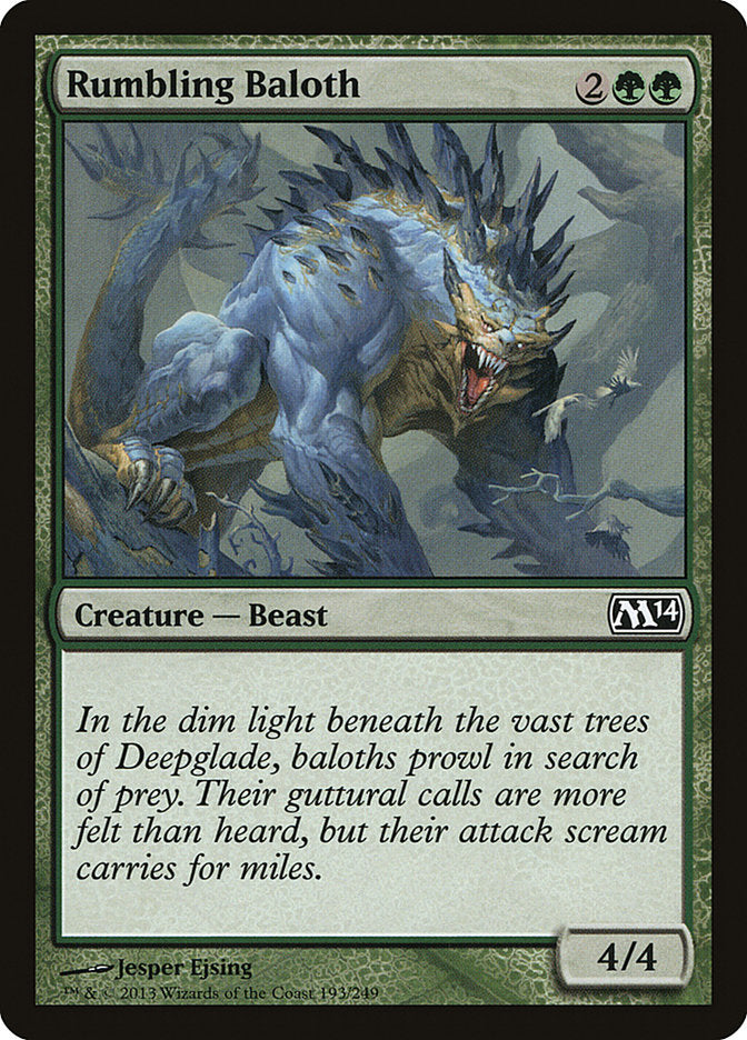 Rumbling Baloth [Magic 2014] | Gear Gaming Fayetteville