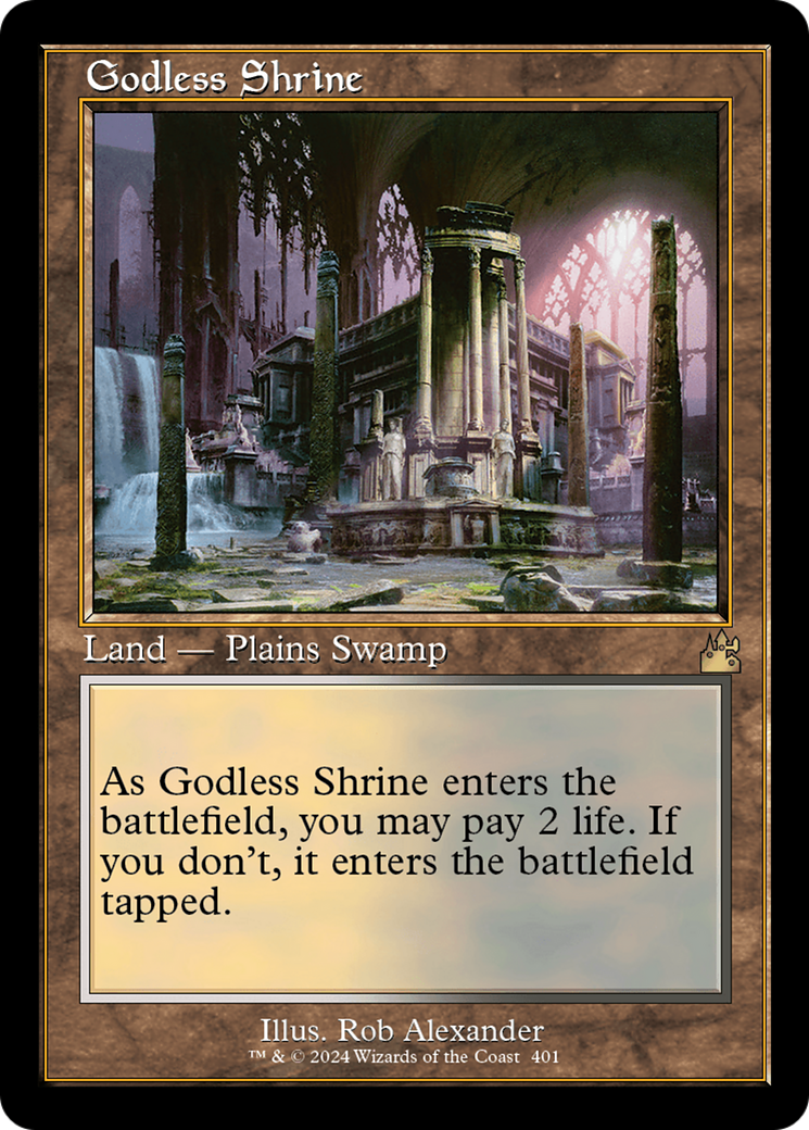 Godless Shrine (Retro) [Ravnica Remastered] | Gear Gaming Fayetteville