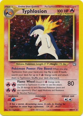 Typhlosion (18/111) [Neo Genesis Unlimited] | Gear Gaming Fayetteville