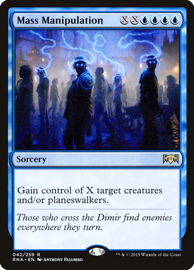 Mass Manipulation [Ravnica Allegiance] | Gear Gaming Fayetteville