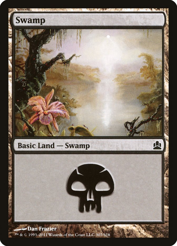 Swamp (307) [Commander 2011] | Gear Gaming Fayetteville