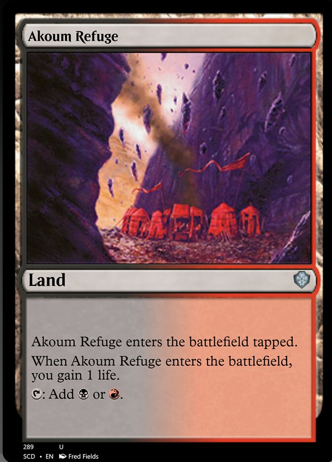 Akoum Refuge [Starter Commander Decks] | Gear Gaming Fayetteville