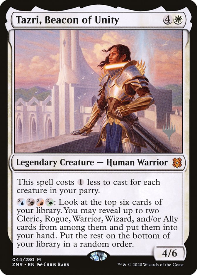 Tazri, Beacon of Unity (Promo Pack) [Zendikar Rising Promos] | Gear Gaming Fayetteville