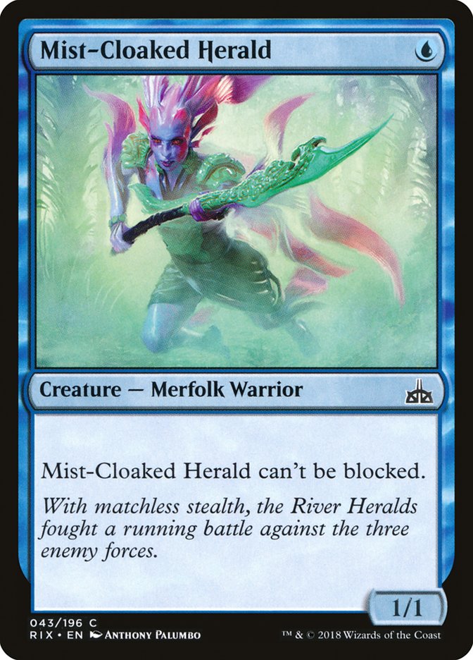Mist-Cloaked Herald [Rivals of Ixalan] | Gear Gaming Fayetteville