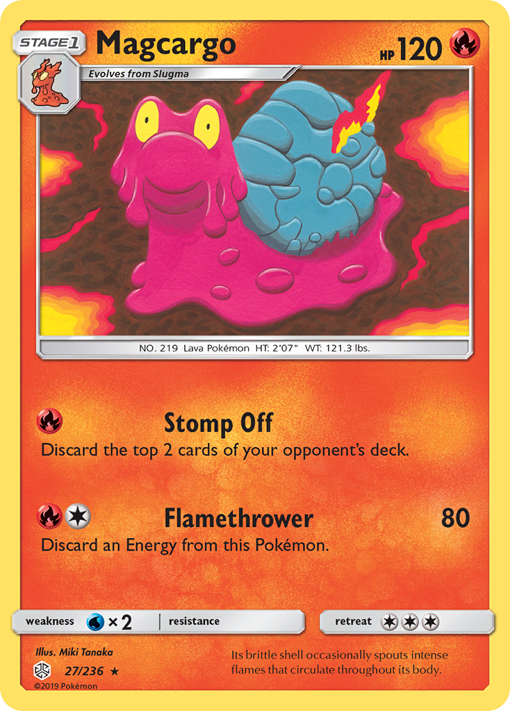 Magcargo (27/236) [Sun & Moon: Cosmic Eclipse] | Gear Gaming Fayetteville