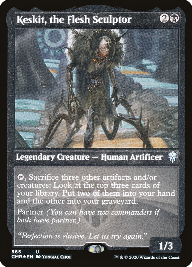 Keskit, the Flesh Sculptor (Etched) [Commander Legends] | Gear Gaming Fayetteville