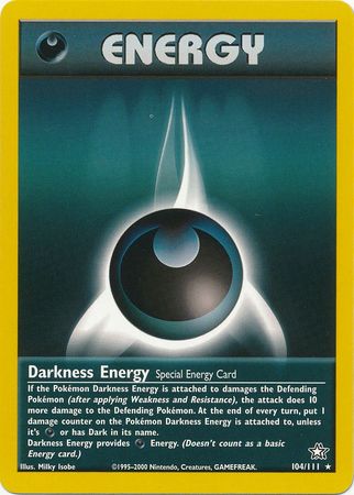 Darkness Energy (104/111) [Neo Genesis Unlimited] | Gear Gaming Fayetteville