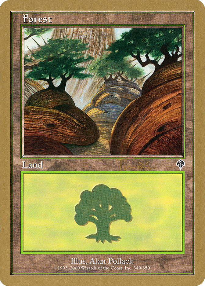 Forest (jt349a) (Jan Tomcani) [World Championship Decks 2001] | Gear Gaming Fayetteville