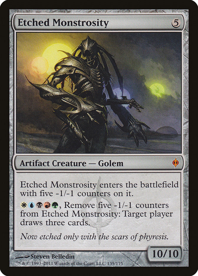 Etched Monstrosity [New Phyrexia] | Gear Gaming Fayetteville