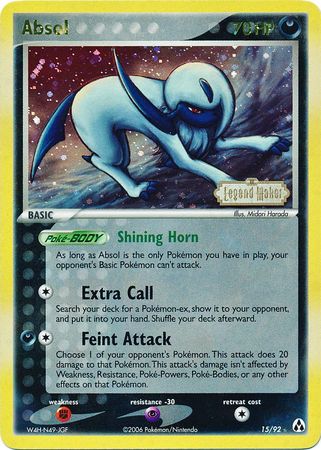 Absol (15/92) (Stamped) [EX: Legend Maker] | Gear Gaming Fayetteville