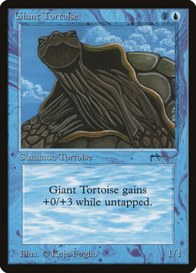 Giant Tortoise (Dark Mana Cost) [Arabian Nights] | Gear Gaming Fayetteville