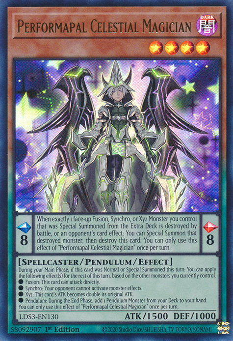 Performapal Celestial Magician [LDS3-EN130] Ultra Rare | Gear Gaming Fayetteville