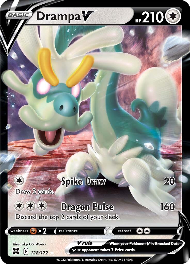 Drampa V (128/172) [Sword & Shield: Brilliant Stars] | Gear Gaming Fayetteville