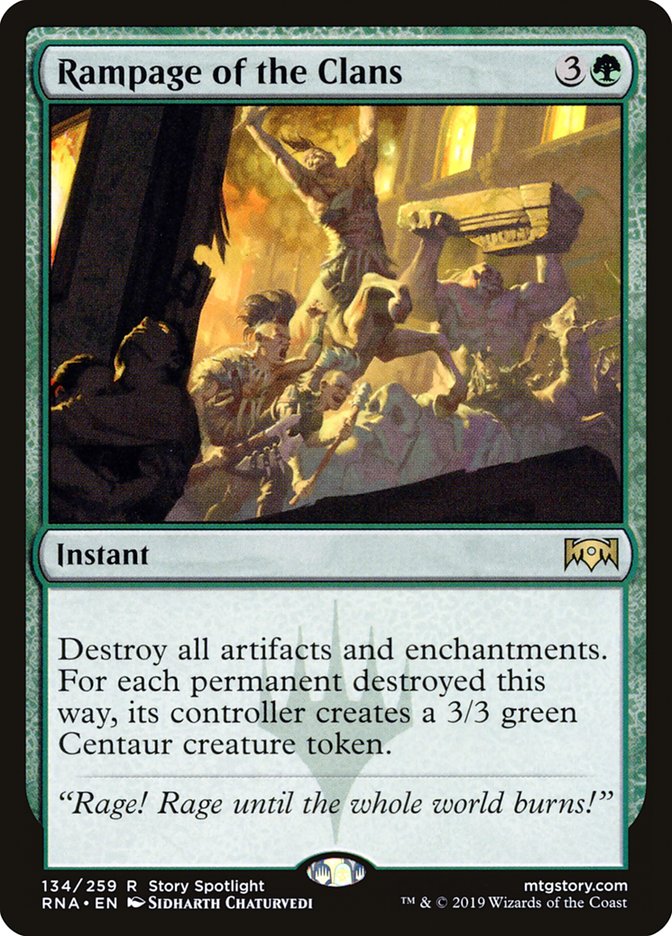 Rampage of the Clans [Ravnica Allegiance] | Gear Gaming Fayetteville