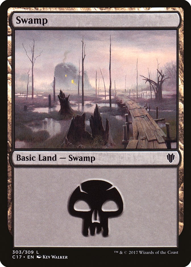 Swamp (303) [Commander 2017] | Gear Gaming Fayetteville