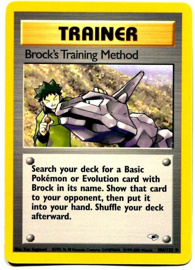 Brock's Training Method (106/132) [Gym Heroes Unlimited] | Gear Gaming Fayetteville