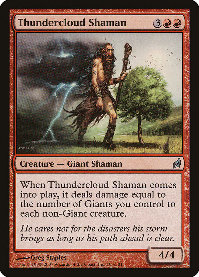 Thundercloud Shaman [Lorwyn] | Gear Gaming Fayetteville