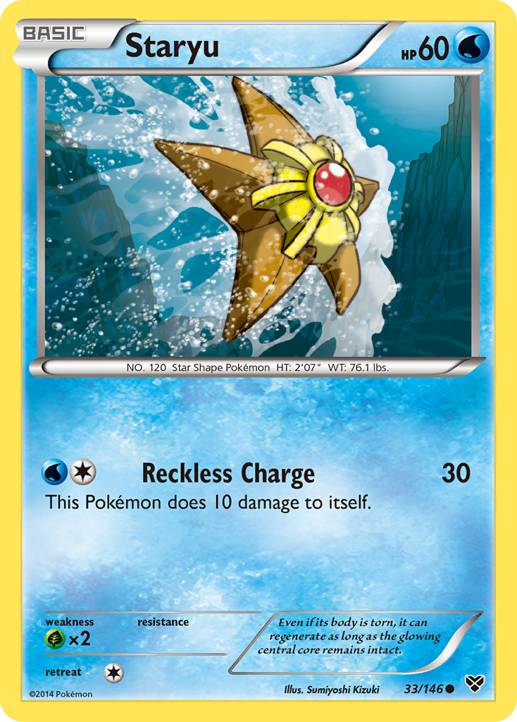 Staryu (33/146) [XY: Base Set] | Gear Gaming Fayetteville