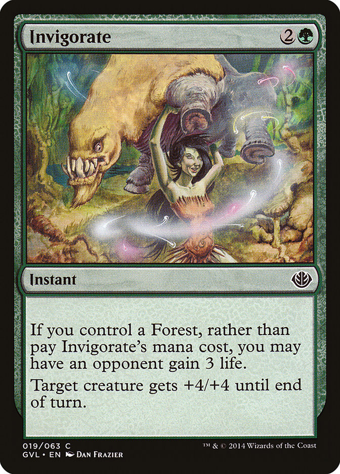 Invigorate (Garruk vs. Liliana) [Duel Decks Anthology] | Gear Gaming Fayetteville