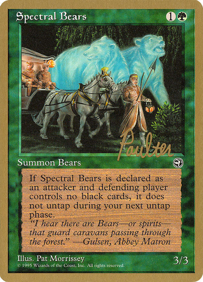 Spectral Bears (Preston Poulter) [Pro Tour Collector Set] | Gear Gaming Fayetteville