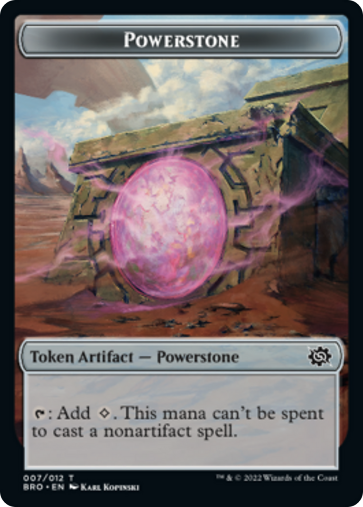 Powerstone Token [The Brothers' War Tokens] | Gear Gaming Fayetteville