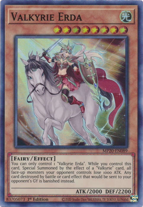 Valkyrie Erda [MP20-EN089] Super Rare | Gear Gaming Fayetteville