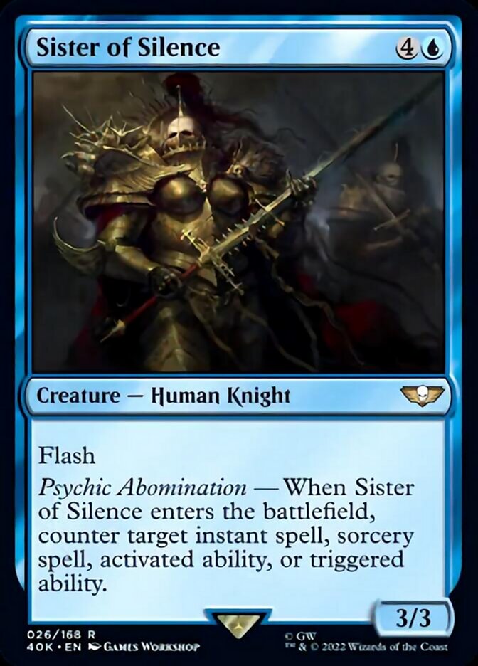 Sister of Silence (Surge Foil) [Warhammer 40,000] | Gear Gaming Fayetteville