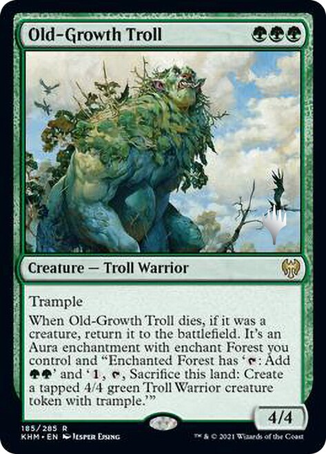 Old-Growth Troll (Promo Pack) [Kaldheim Promos] | Gear Gaming Fayetteville