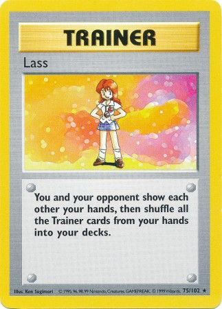 Lass (75/102) [Base Set Shadowless Unlimited] | Gear Gaming Fayetteville