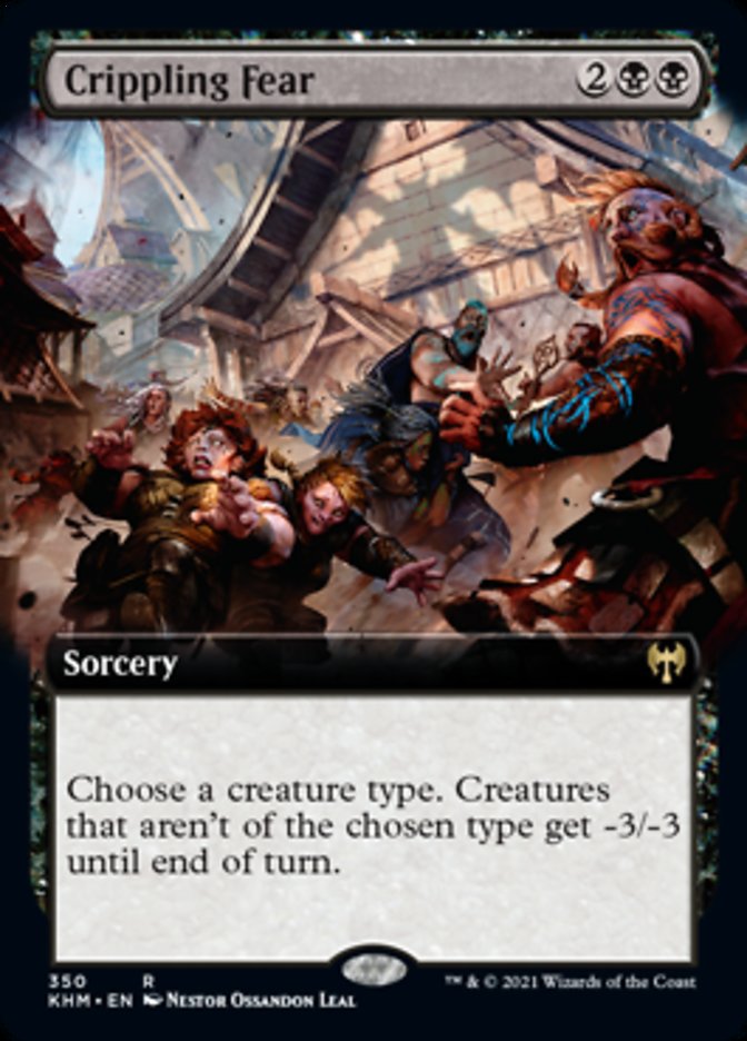 Crippling Fear (Extended Art) [Kaldheim] | Gear Gaming Fayetteville