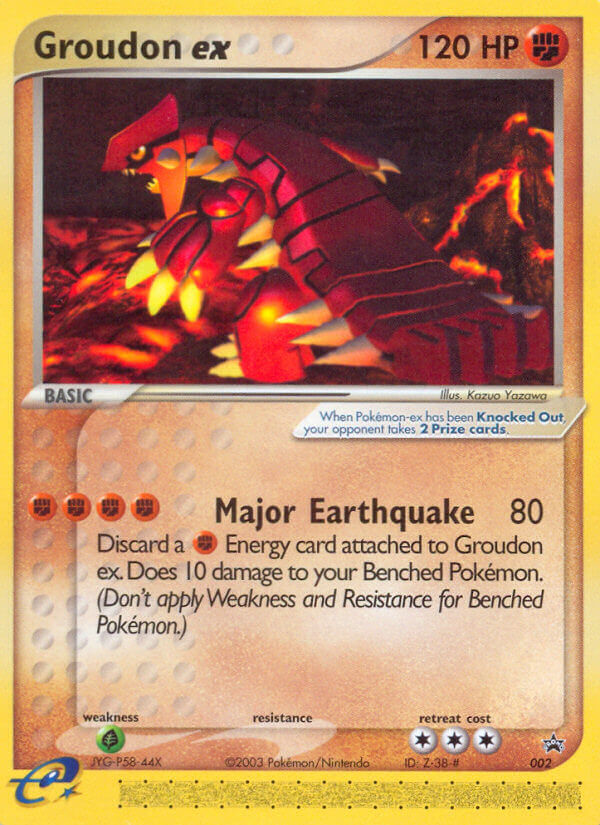 Groudon ex (002) [Nintendo: Black Star Promos] | Gear Gaming Fayetteville