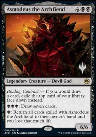 Asmodeus the Archfiend (Promo Pack) [Dungeons & Dragons: Adventures in the Forgotten Realms Promos] | Gear Gaming Fayetteville